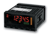 Digital panel meter, DIN1/8 (48(h) x 96(w)), 2 line display with dual color change for actual value,